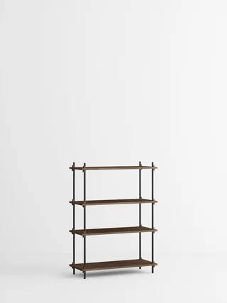 Shelving System – s.115.1.A de MOEBE en Smoked-Oak/Black – photo du produit 4 sur 4
