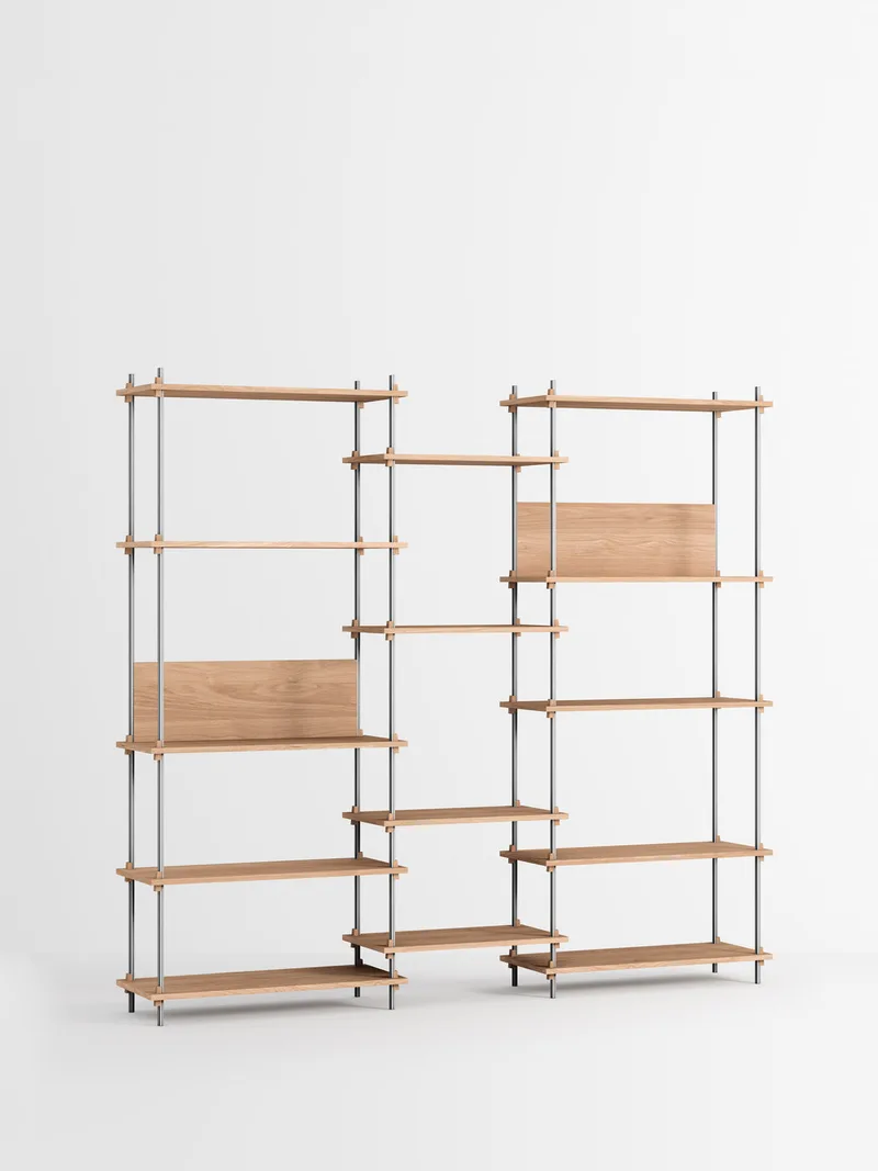 Shelving System – s.200.3.E by MOEBE in Black – product photo 1 of 4
