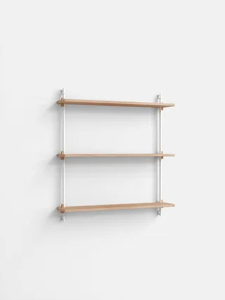 Wall Shelving – ws.85.1 by MOEBE in Oak/White – product photo 4 of 4
