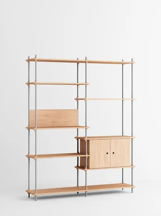 Shelving System – s.200.2.C von MOEBE in Black – Produktfoto 1 von 4