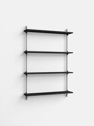 Wall Shelving – ws.115.1 by MOEBE in Black – product photo 2 of 4