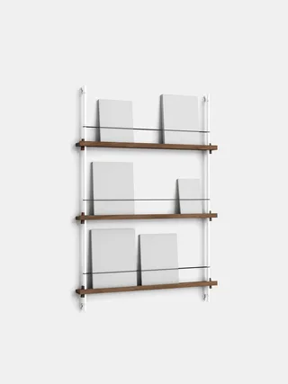Magazine Shelving – MS.115.1 von MOEBE in Black/Stainless-Steel – Produktfoto 12 von 12