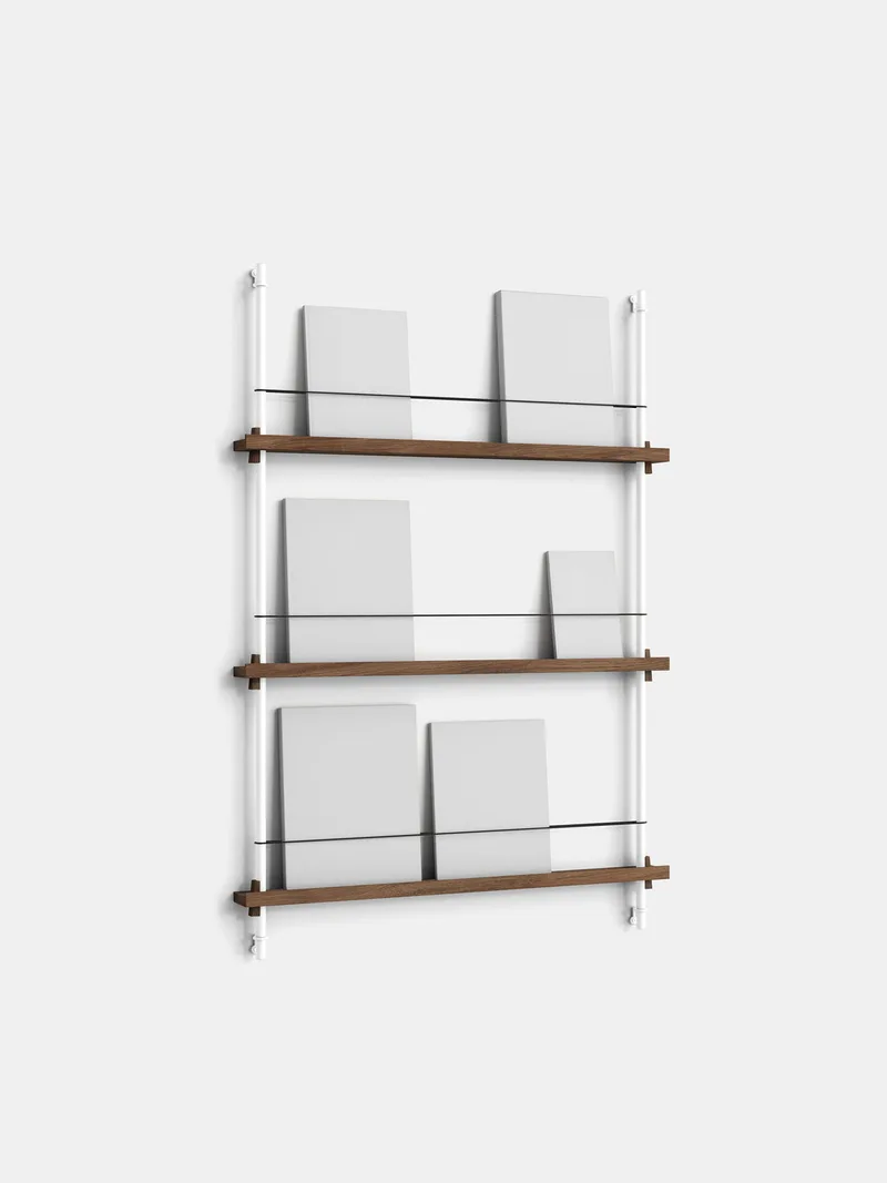 Magazine Shelving – MS.115.1 von MOEBE in Black/Stainless-Steel – Produktfoto 12 von 12