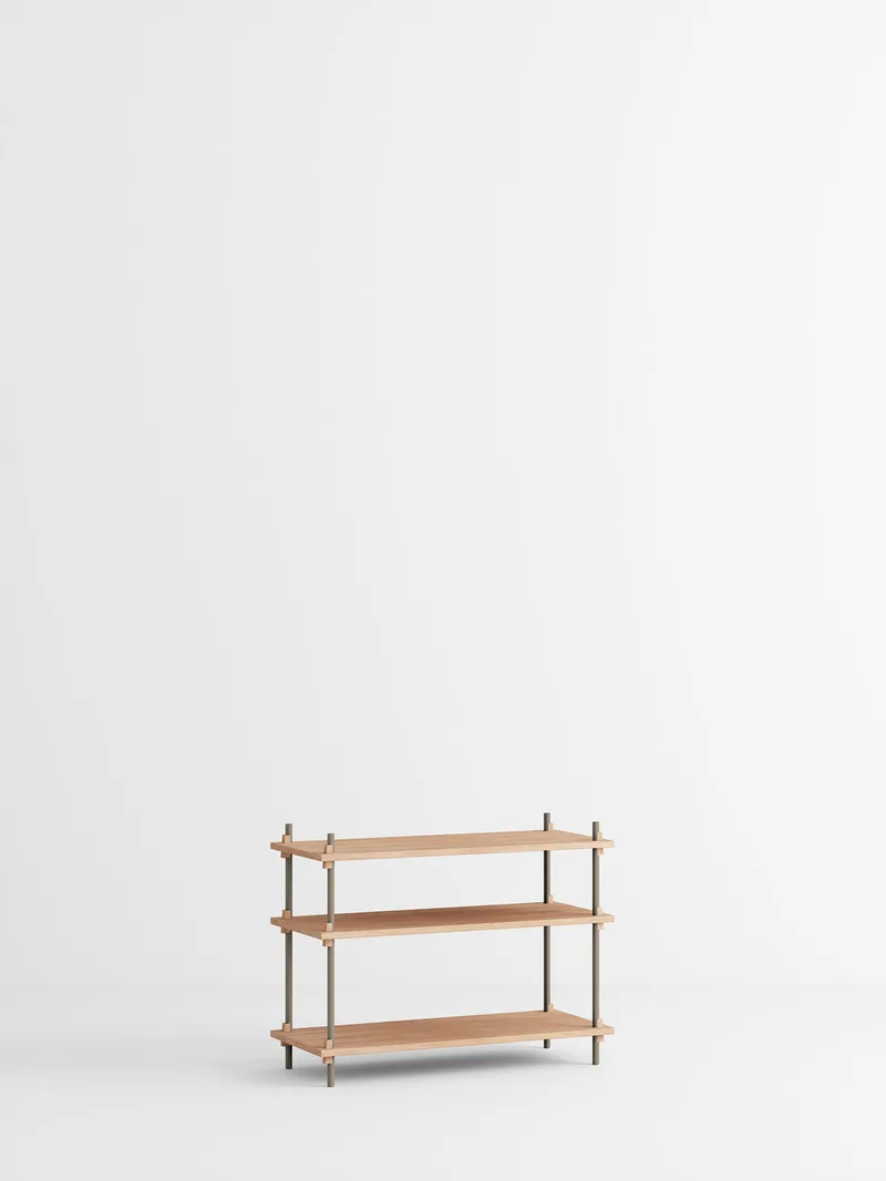 Shelving System – s.65.1.A van MOEBE in Oak/Warm-Grey – productfoto 5 van 5