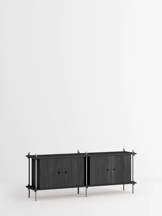 Shelving System – s.65.2.D by MOEBE in Black – product photo 1 of 4