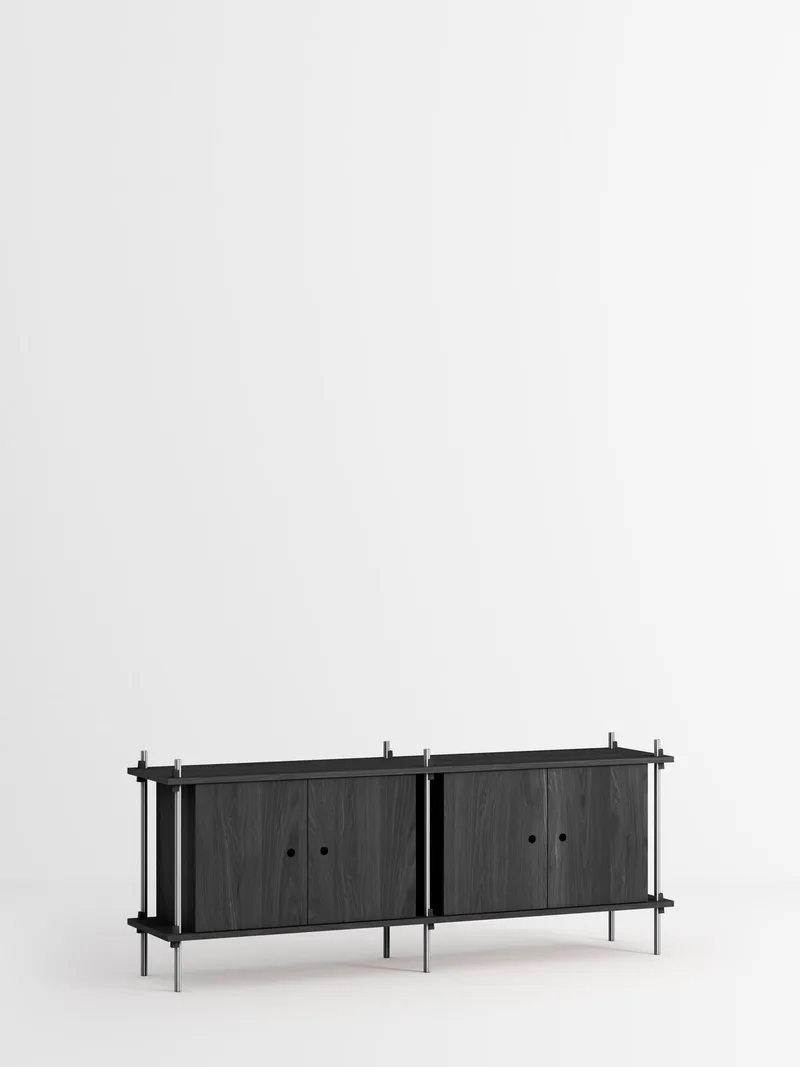 Shelving System – s.65.2.D by MOEBE in Black – product photo 1 of 4