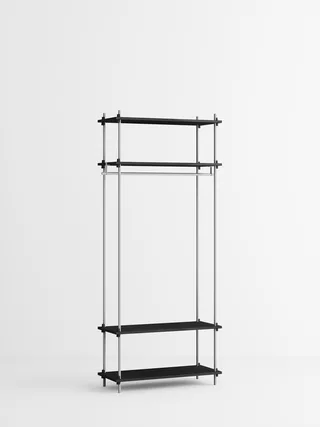 Shelving System – s.200.1.F by MOEBE in Black – product photo 2 of 4