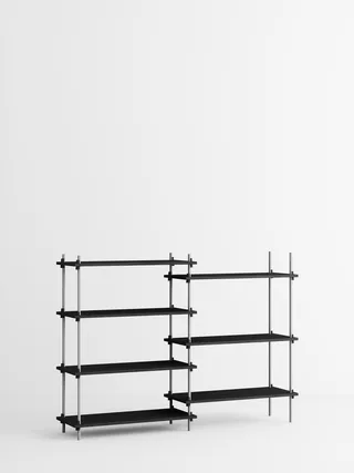 Shelving System – s.115.2.A by MOEBE in Black – product photo 2 of 3