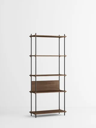 Shelving System – s.200.1.A van MOEBE in Smoked-Oak/Black – productfoto 4 van 4