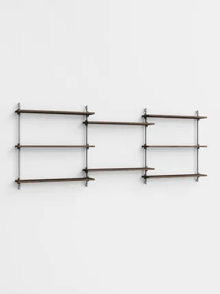 Wall Shelving – ws.85.3 van MOEBE in Black – productfoto 3 van 4
