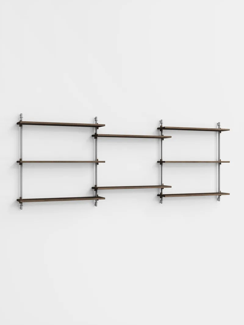 Wall Shelving – ws.85.3 van MOEBE in Black – productfoto 3 van 4