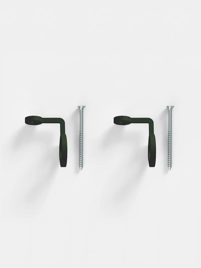 Part – Wall Bracket – ws van MOEBE in Pine-Green – productfoto 2 van 2