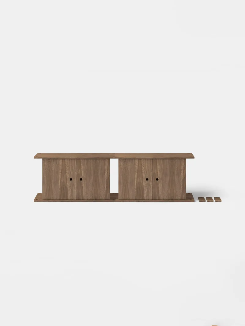 Part - Double Cabinet by MOEBE in Smoked Oak – product photo
