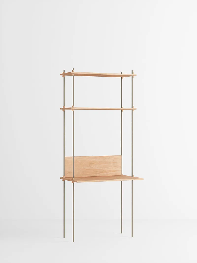 Shelving System – s.200.1.D by MOEBE in Oak/Warm-Grey – product photo 4 of 4