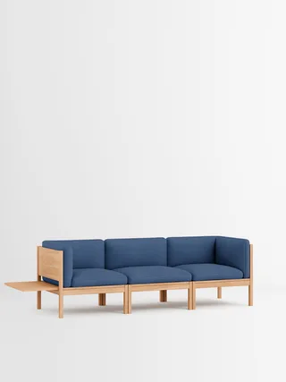3 Seater Sofa with Sides + 1 Side Table van MOEBE in Autumn, Autumn 101, Oak – productfoto 30 van 34