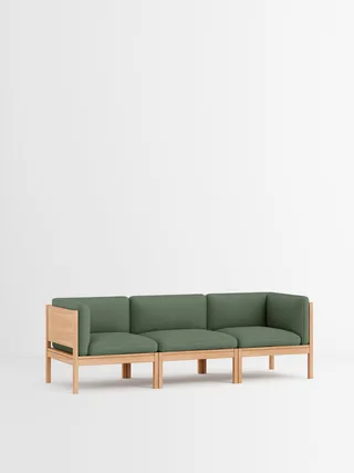 3 Seater Sofa with Sides von MOEBE in Autumn, Autumn 101, Oak – Produktfoto 15 von 34