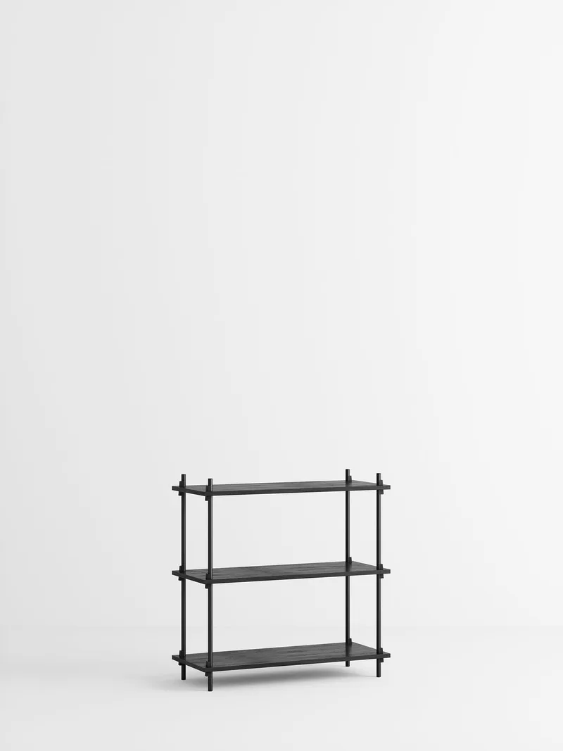 Shelving System – s.85.1.A van MOEBE in Black – productfoto 4 van 4