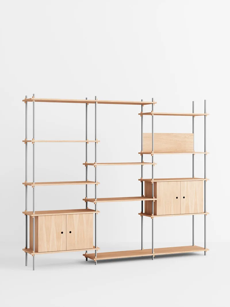 Shelving System – s.200.3.B by MOEBE in Black – product photo 1 of 4