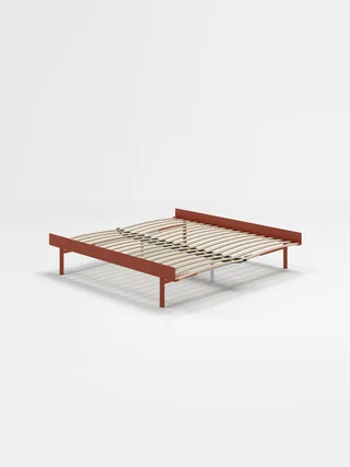 Bed 90 – 180 cm (High) by MOEBE in Terracotta, None, 180 – product photo 12 of 12