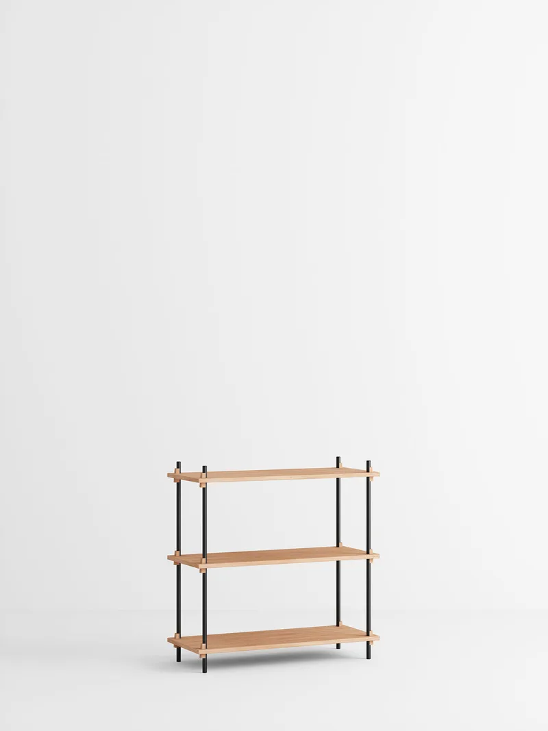 Shelving System – s.85.1.A von MOEBE in Oak/Black – Produktfoto 4 von 4