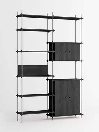 Shelving System – s.255.2.I de MOEBE en Black – photo du produit 2 sur 4