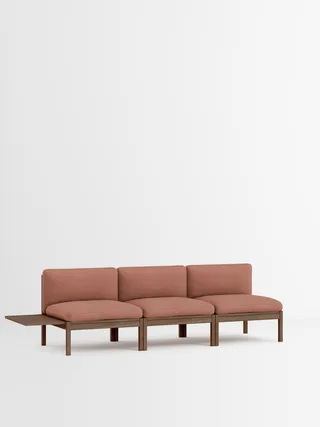 3 Seater Sofa with 1 Side Table by MOEBE in Re-Wool 2, Re-Wool 2 – 648, Smoked Oak – product photo 35 of 35