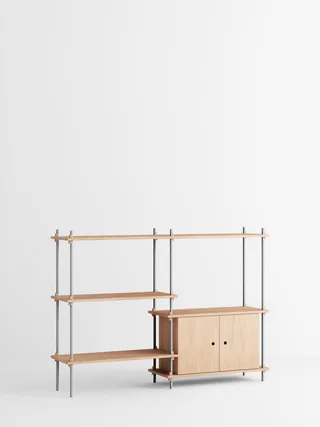 Shelving System – s.115.2.C by MOEBE in Black – product photo 1 of 4