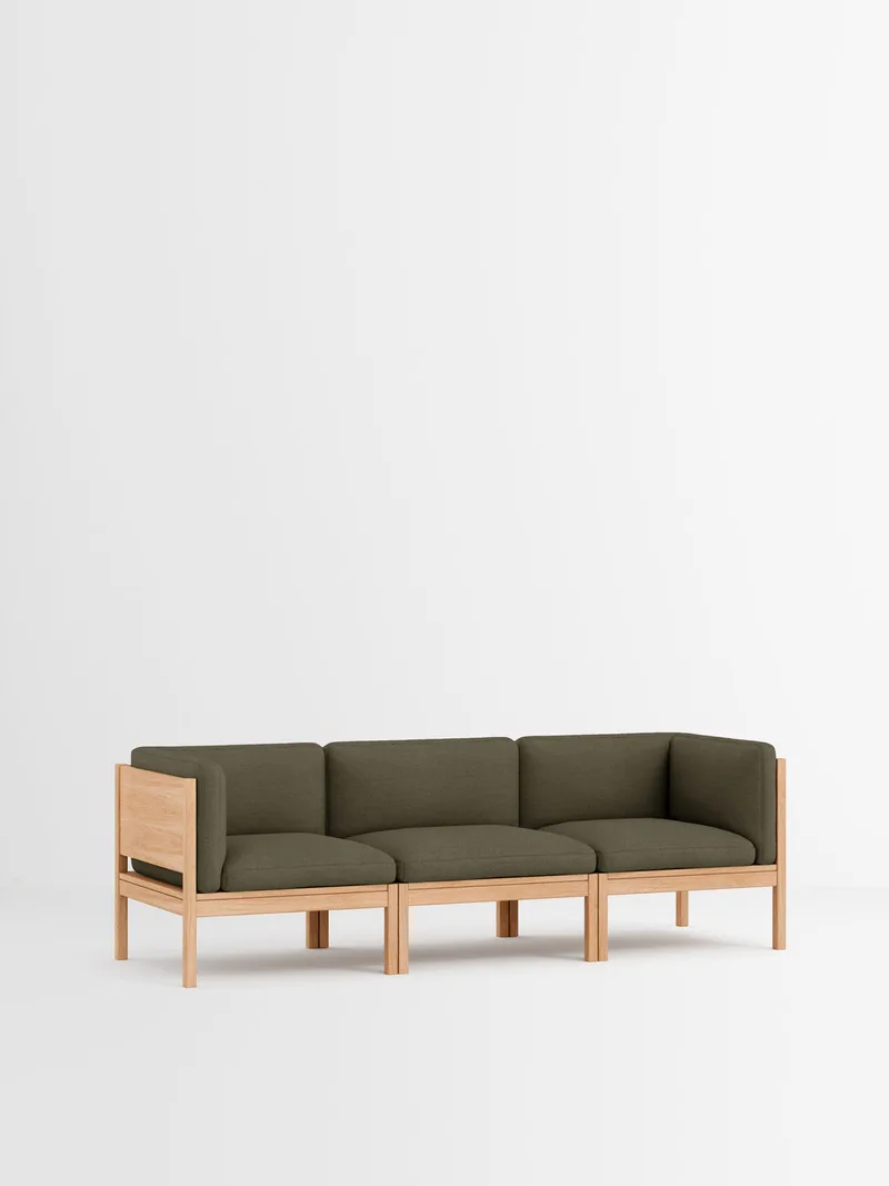 3 Seater Sofa with Sides von MOEBE in Autumn, Autumn 101, Oak – Produktfoto 28 von 34