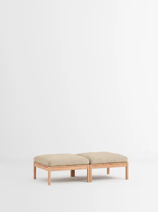 2 Seater Daybed van MOEBE in Moss, Moss 0019, Oak – productfoto 35 van 35