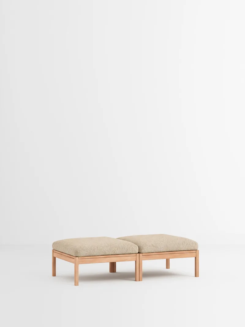 2 Seater Daybed van MOEBE in Moss, Moss 0019, Oak – productfoto 35 van 35