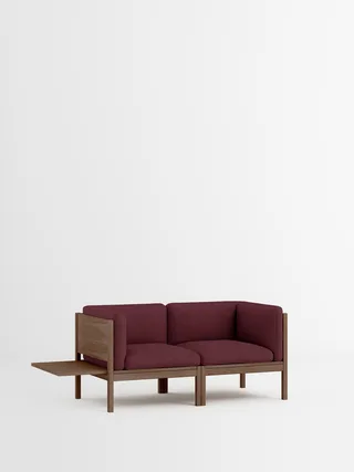 2 Seater Sofa with Sides + 1 Side Table by MOEBE in Autumn, Autumn 681, Smoked Oak – product photo 35 of 35