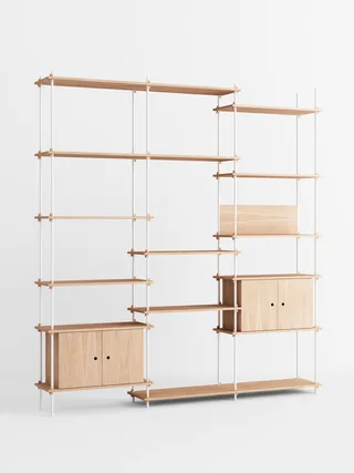 Shelving System – s.255.3.B by MOEBE in Oak/White – product photo 4 of 4