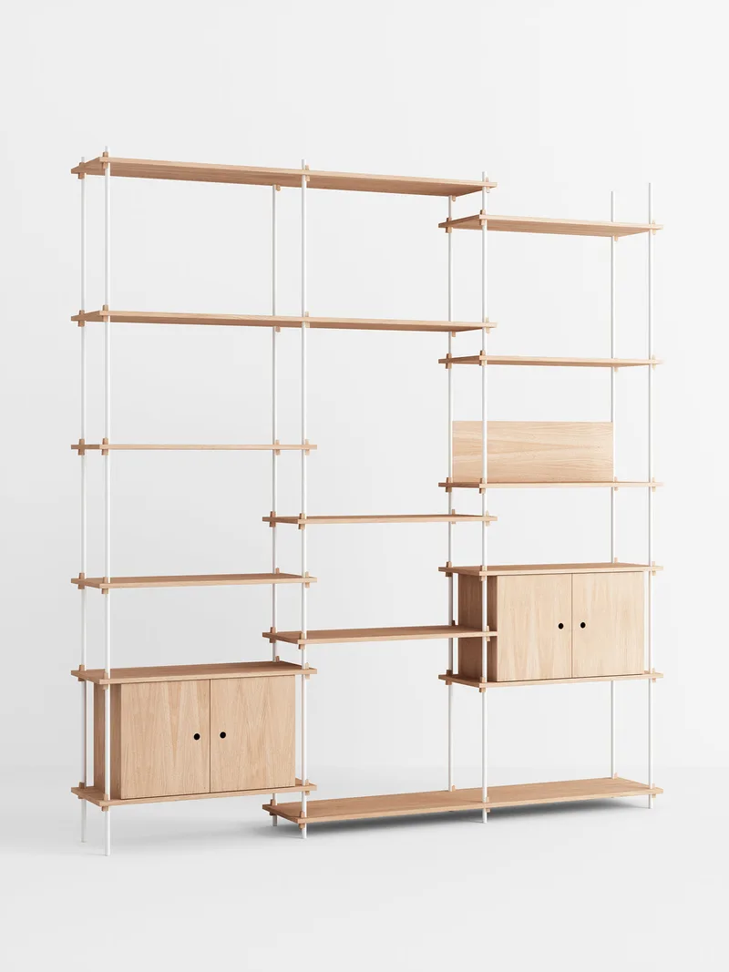 Shelving System – s.255.3.B by MOEBE in Oak/White – product photo 4 of 4