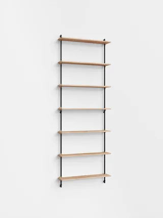 Wall Shelving – ws.230.1 by MOEBE in Oak/Black – product photo 4 of 4