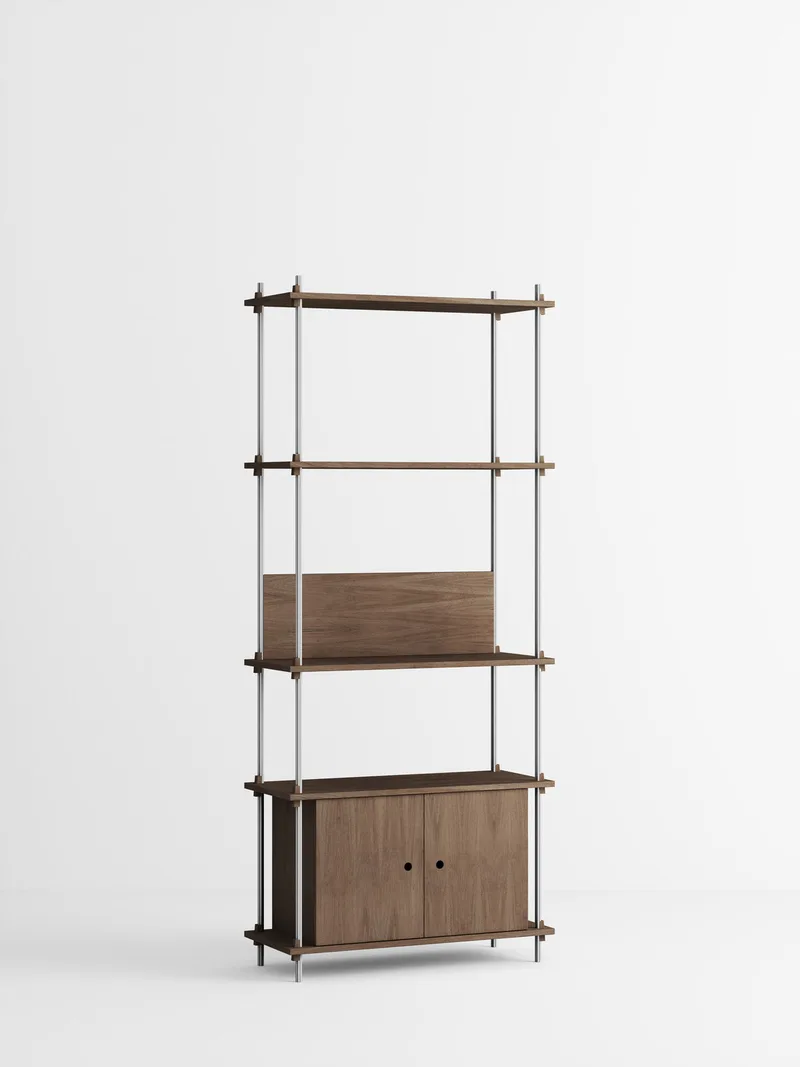Shelving System – s.200.1.B van MOEBE in Black – productfoto 3 van 4