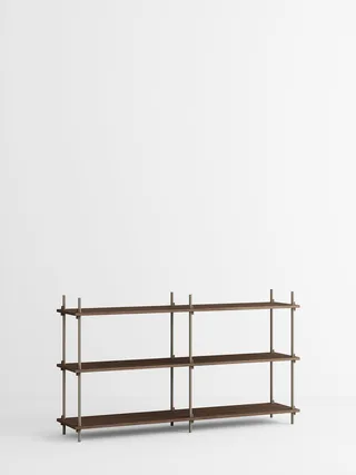 Shelving System – s.85.2.B van MOEBE in Smoked-Oak/Warm-Grey – productfoto 4 van 4