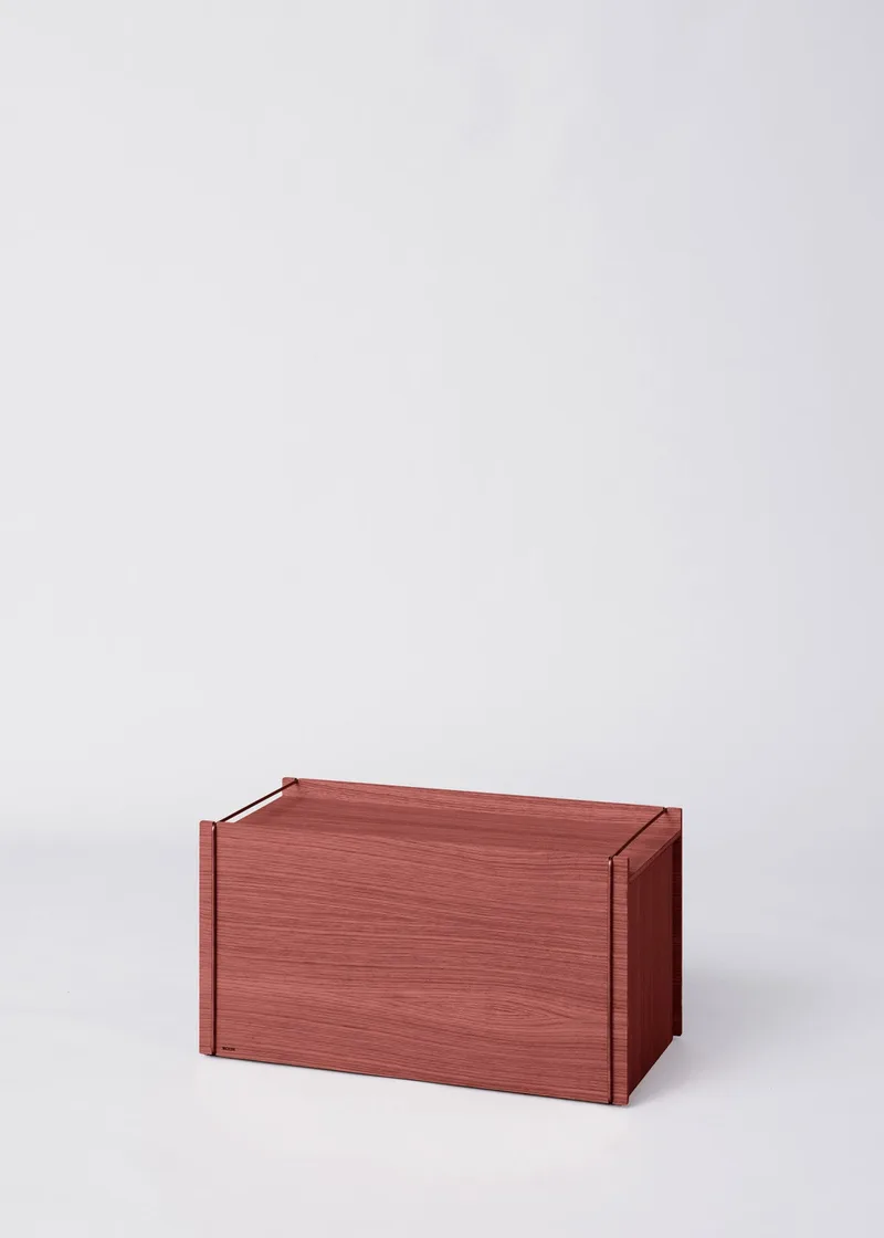 Storage Box van MOEBE in Earthy Red, Ja, Nee – productfoto
