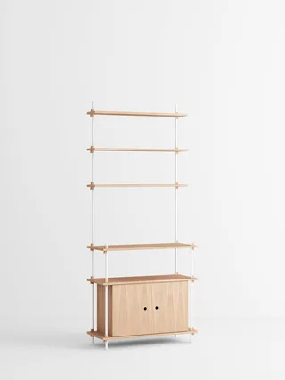 Shelving System – s.200.1.C by MOEBE in Oak/White – product photo 4 of 4