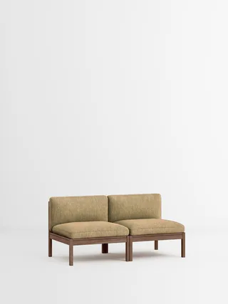 2 Seater Sofa von MOEBE in Moss, Moss 0021, Smoked Oak – Produktfoto 35 von 35