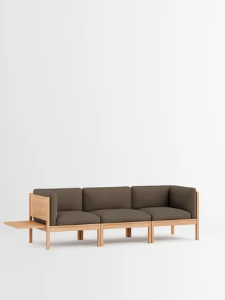 3 Seater Sofa with Sides + 1 Side Table van MOEBE in Autumn, Autumn 101, Oak – productfoto 6 van 34