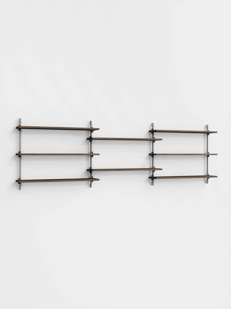 Wall Shelving – ws.65.3 by MOEBE in Black – product photo 3 of 4