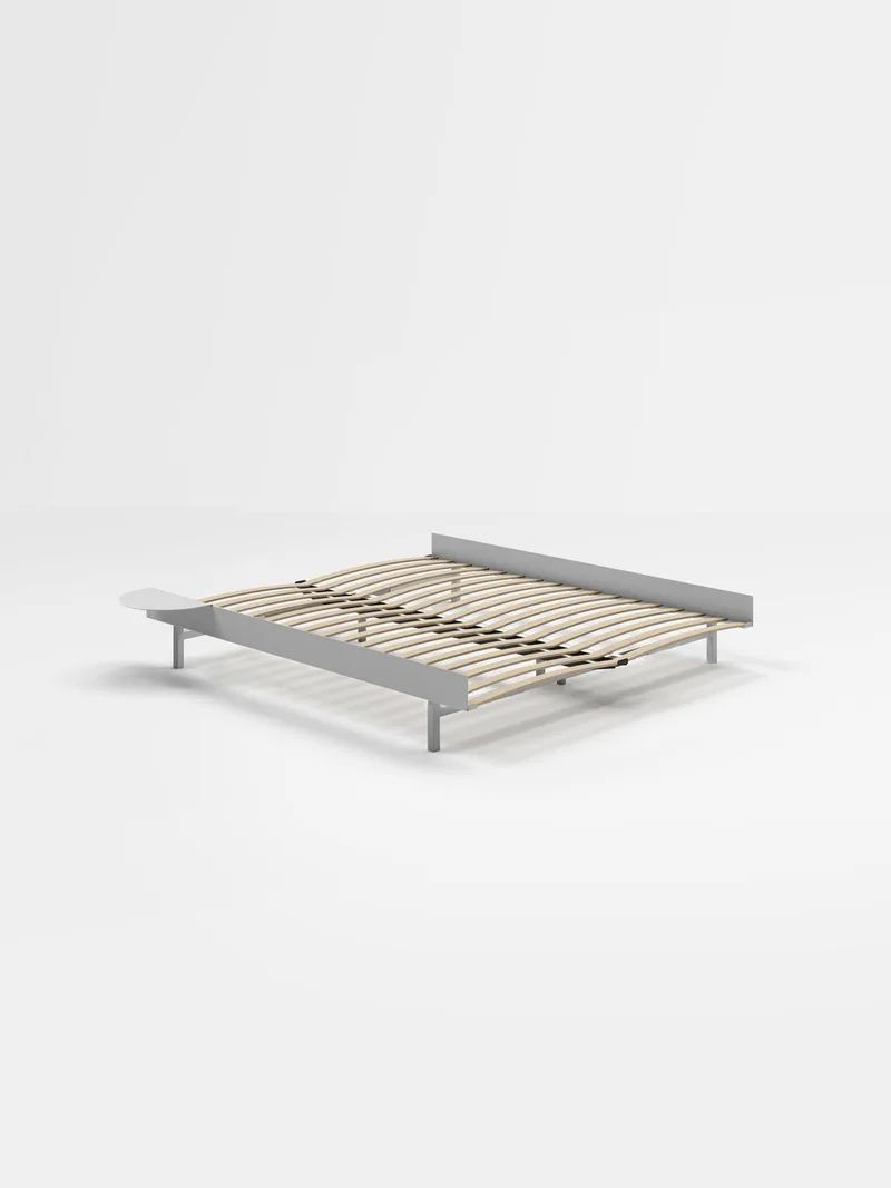 Bed 90 – 180 cm (Low) by MOEBE in Stainless Steel, 1, 160 – product photo 15 of 15