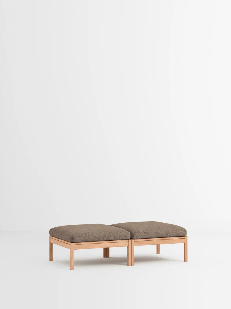 2 Seater Daybed van MOEBE in Moss, Moss 0013, Oak – productfoto 35 van 35