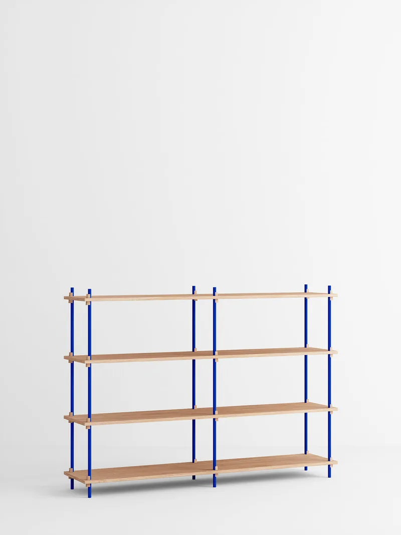 Shelving System – s.115.2.B by MOEBE in Oak/Deep-Blue – product photo 4 of 4