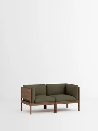 2 Seater Sofa with Sides von MOEBE in Re-Wool 2, Re-Wool 2 – 977, Smoked Oak – Produktfoto 35 von 35