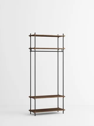 Shelving System – s.200.1.F de MOEBE en Smoked-Oak/Black – photo du produit 4 sur 4