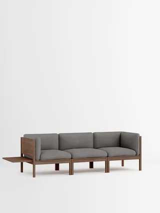 3 Seater Sofa with Sides + 1 Side Table van MOEBE in Autumn, Autumn 131, Smoked Oak – productfoto 35 van 35