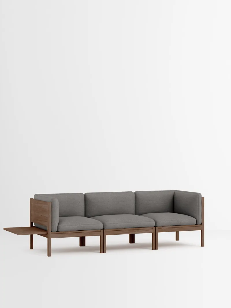 3 Seater Sofa with Sides + 1 Side Table van MOEBE in Autumn, Autumn 131, Smoked Oak – productfoto 35 van 35