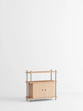 Shelving System – s.85.1.B van MOEBE in Oak/Warm-Grey – productfoto 4 van 4