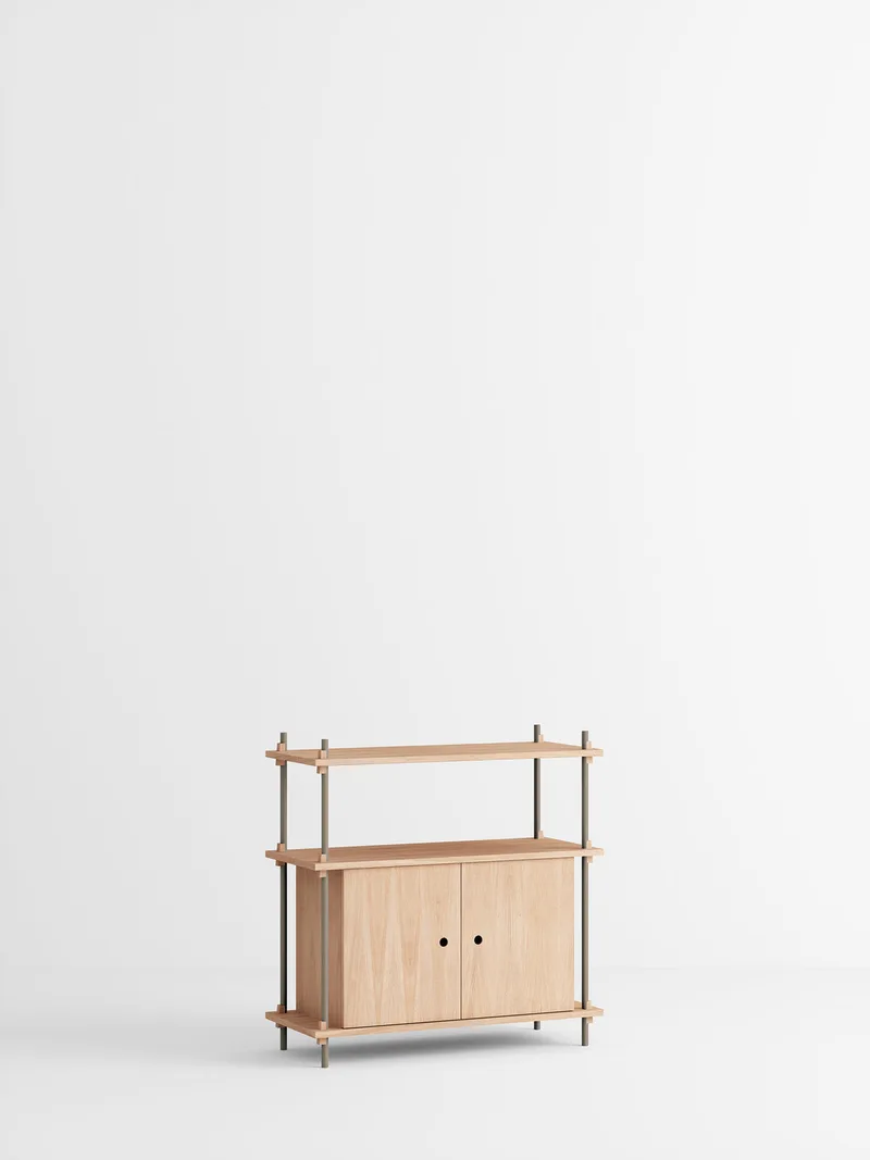 Shelving System – s.85.1.B van MOEBE in Oak/Warm-Grey – productfoto 4 van 4